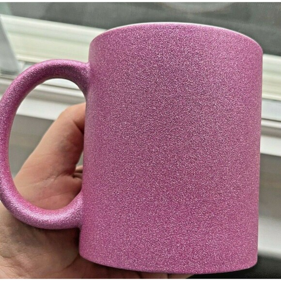Sparkly Pink Coffee Mug Coffee Before Class - Picture 3 of 7